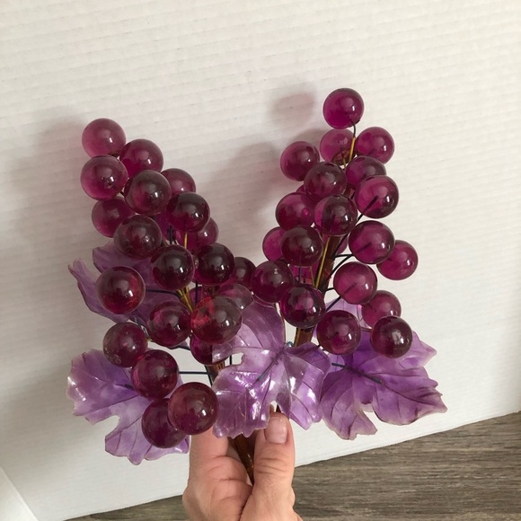 Vtg Lucite Grape Clusters - Picture 11 of 15
